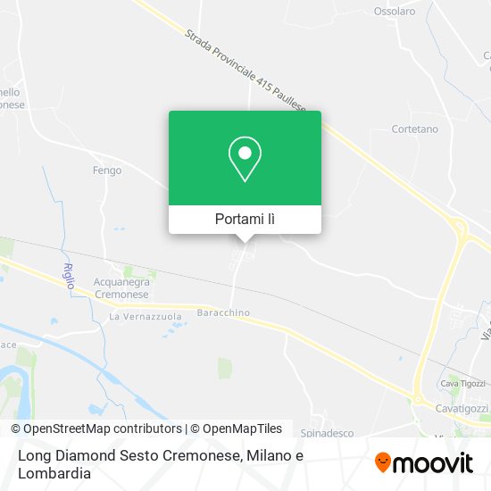 Mappa Long Diamond Sesto Cremonese