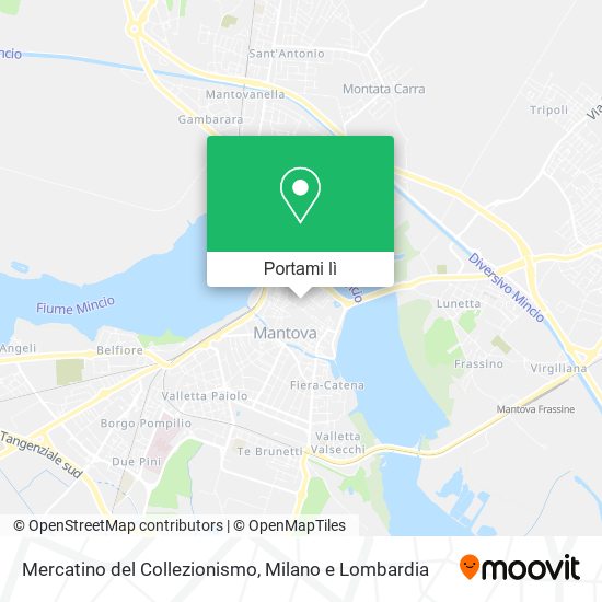 Mappa Mercatino del Collezionismo
