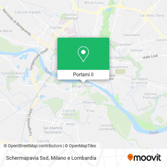 Mappa Schermapavia Ssd