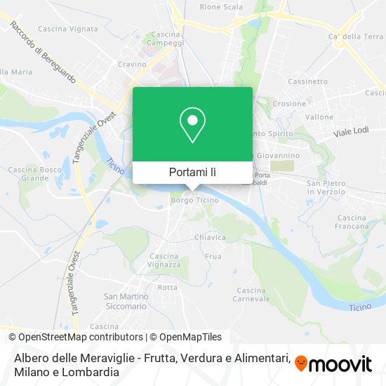 Mappa Albero delle Meraviglie - Frutta, Verdura e Alimentari
