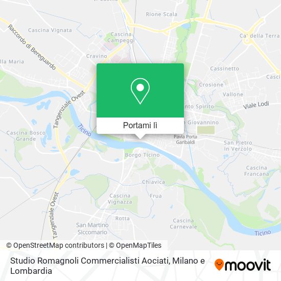 Mappa Studio Romagnoli Commercialisti Aociati
