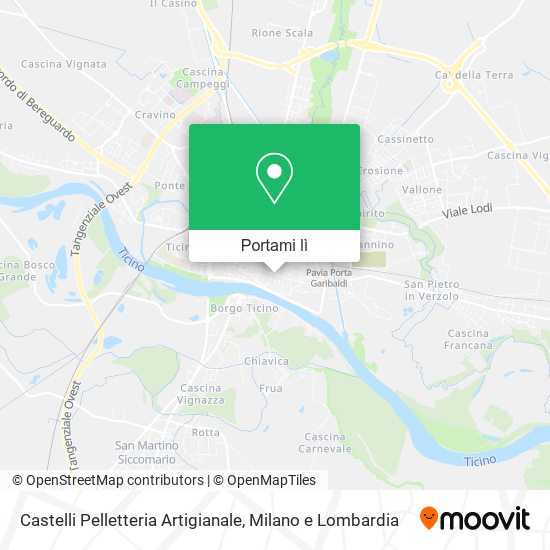Mappa Castelli Pelletteria Artigianale