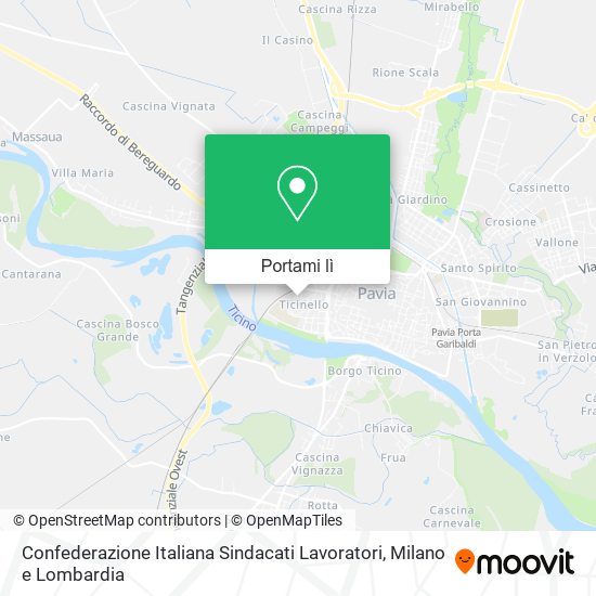 Mappa Confederazione Italiana Sindacati Lavoratori
