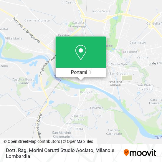 Mappa Dott. Rag. Morini Cerutti Studio Aociato