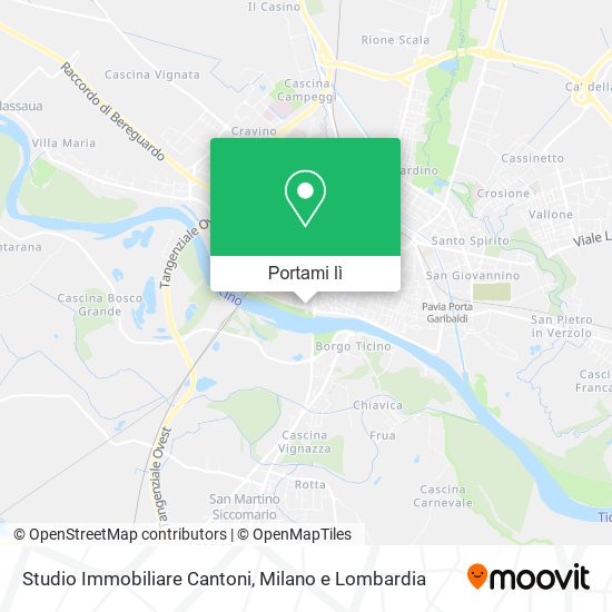 Mappa Studio Immobiliare Cantoni