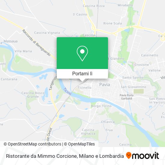 Mappa Ristorante da Mimmo Corcione