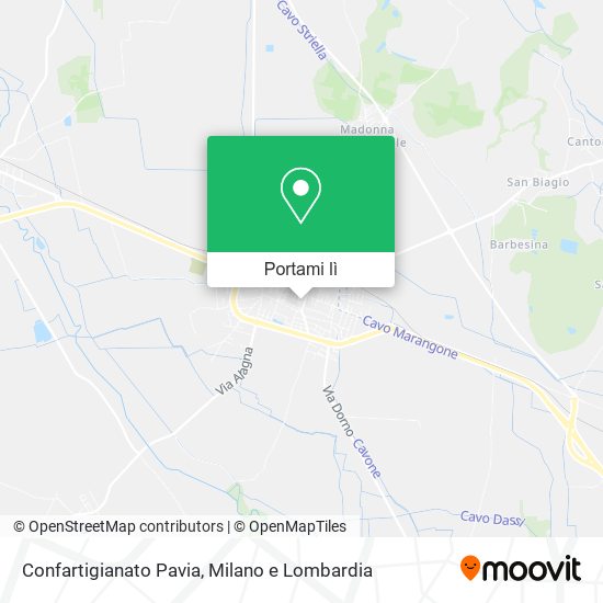Mappa Confartigianato Pavia