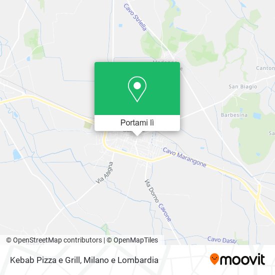 Mappa Kebab Pizza e Grill