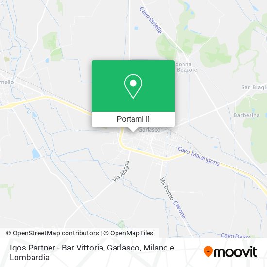 Mappa Iqos Partner - Bar Vittoria, Garlasco
