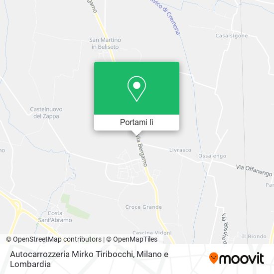 Mappa Autocarrozzeria Mirko Tiribocchi