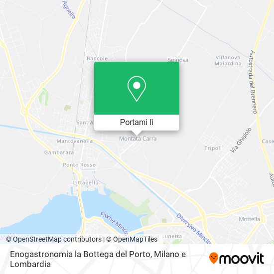 Mappa Enogastronomia la Bottega del Porto