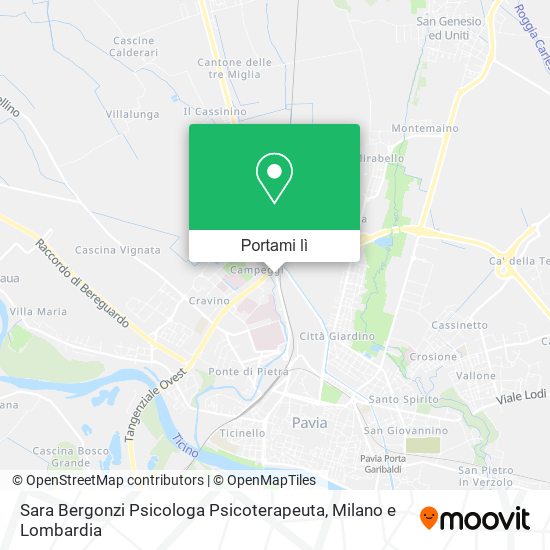 Mappa Sara Bergonzi Psicologa Psicoterapeuta