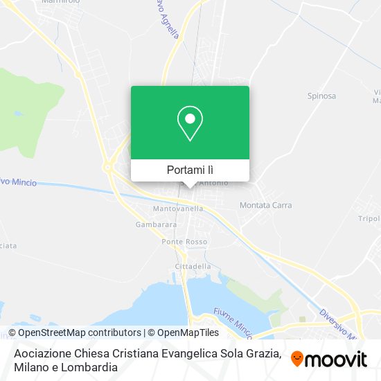 Mappa Aociazione Chiesa Cristiana Evangelica Sola Grazia
