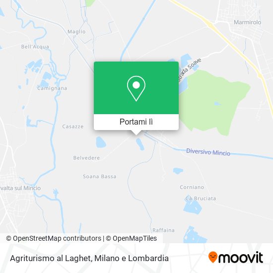 Mappa Agriturismo al Laghet