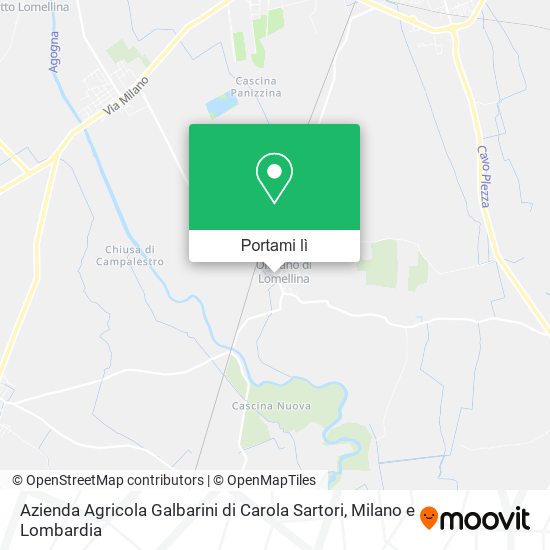 Mappa Azienda Agricola Galbarini di Carola Sartori