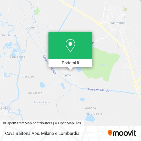 Mappa Cava Baitona Aps