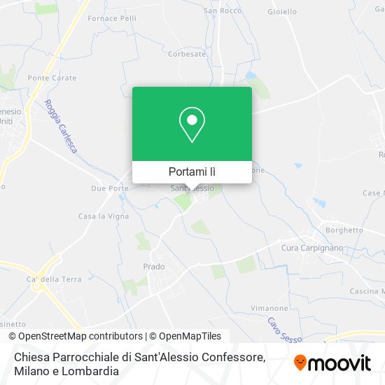 Mappa Chiesa Parrocchiale di Sant'Alessio Confessore