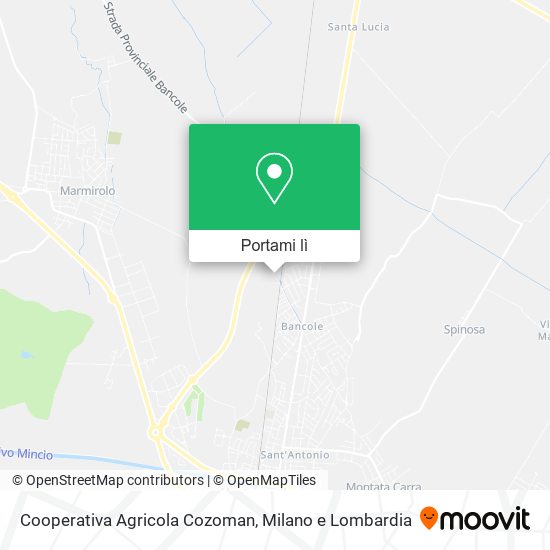 Mappa Cooperativa Agricola Cozoman