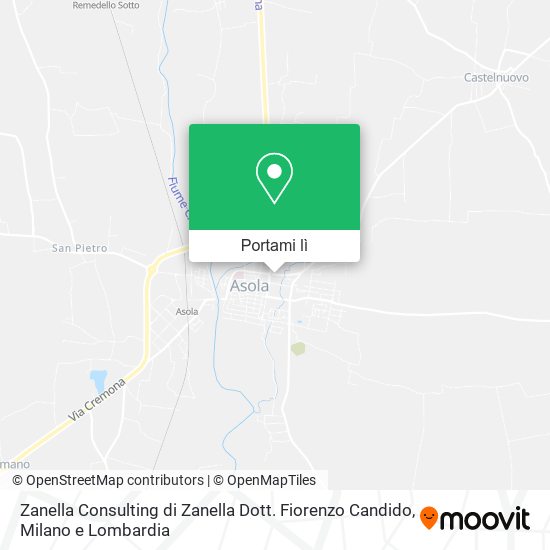 Mappa Zanella Consulting di Zanella Dott. Fiorenzo Candido