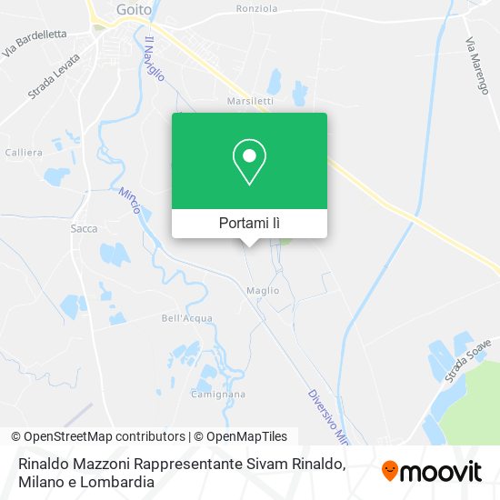 Mappa Rinaldo Mazzoni Rappresentante Sivam Rinaldo