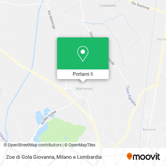 Mappa Zoe di Gola Giovanna