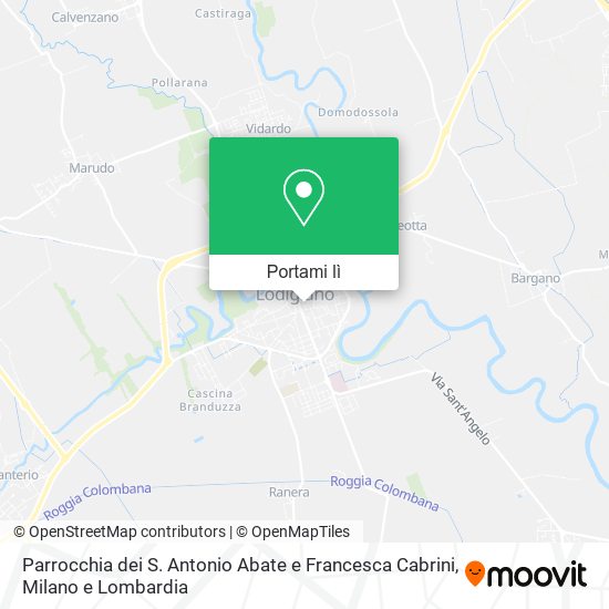 Mappa Parrocchia dei S. Antonio Abate e Francesca Cabrini