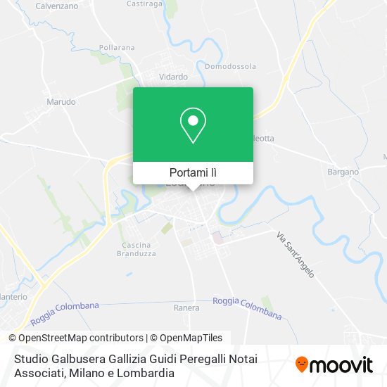 Mappa Studio Galbusera Gallizia Guidi Peregalli Notai Associati