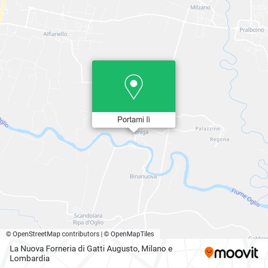 Mappa La Nuova Forneria di Gatti Augusto