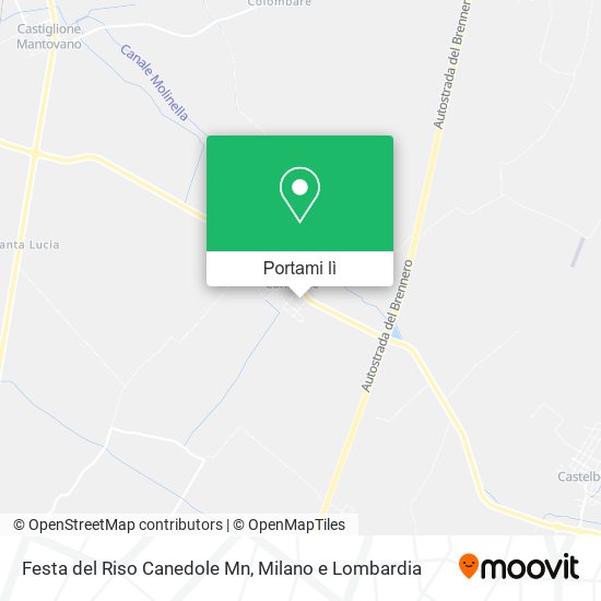 Mappa Festa del Riso Canedole Mn