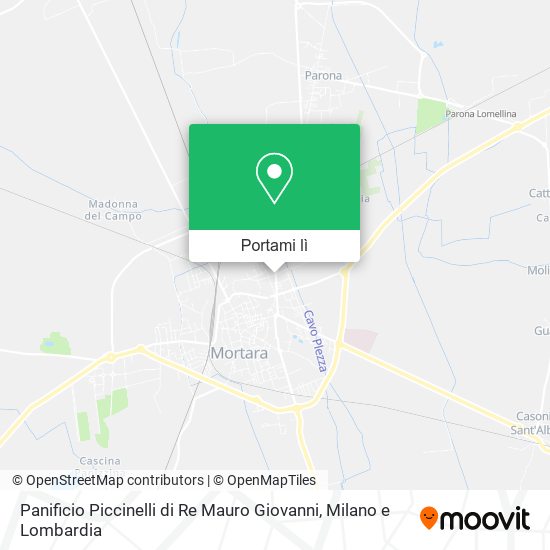 Mappa Panificio Piccinelli di Re Mauro Giovanni