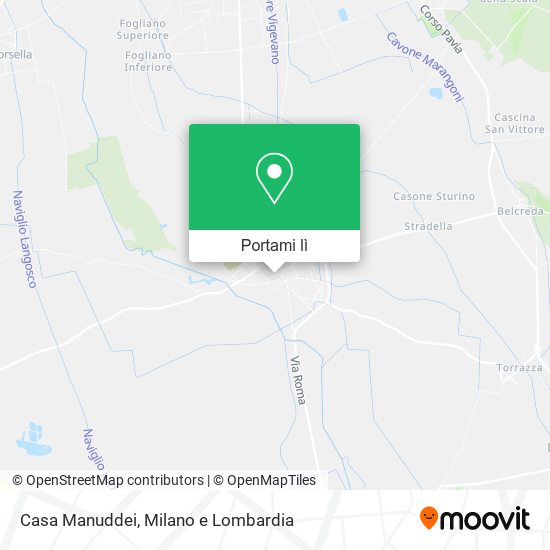 Mappa Casa Manuddei