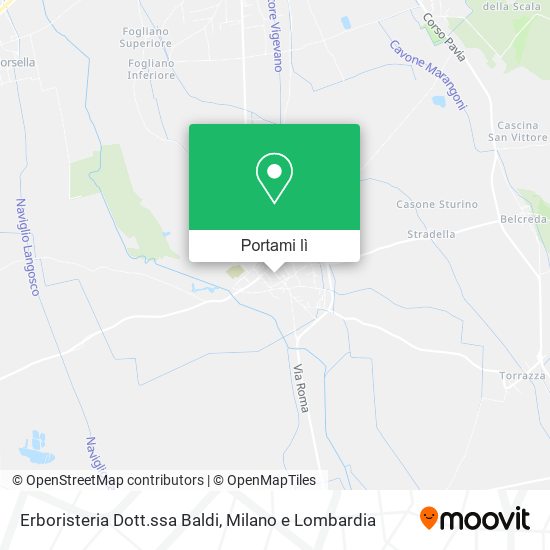 Mappa Erboristeria Dott.ssa Baldi