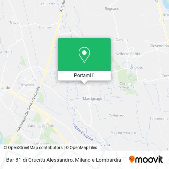 Mappa Bar 81 di Crucitti Alessandro