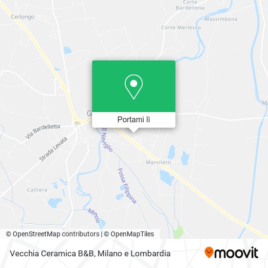 Mappa Vecchia Ceramica B&B