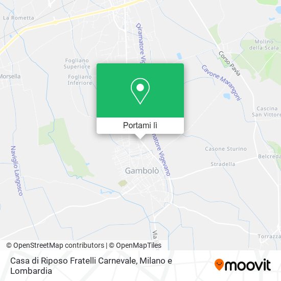 Mappa Casa di Riposo Fratelli Carnevale