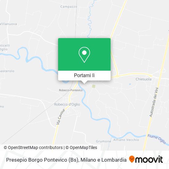 Mappa Presepio Borgo Pontevico (Bs)