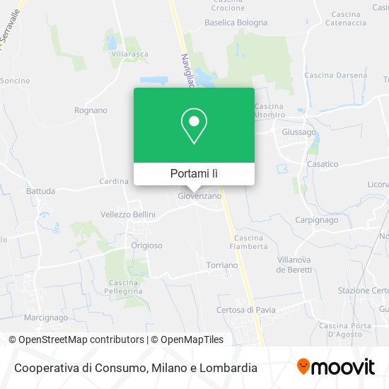 Mappa Cooperativa di Consumo
