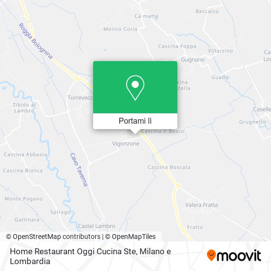 Mappa Home Restaurant Oggi Cucina Ste