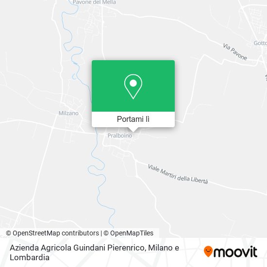 Mappa Azienda Agricola Guindani Pierenrico