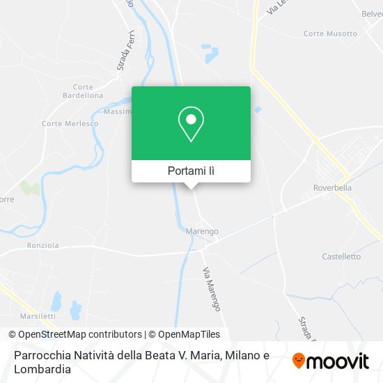 Mappa Parrocchia Natività della Beata V. Maria