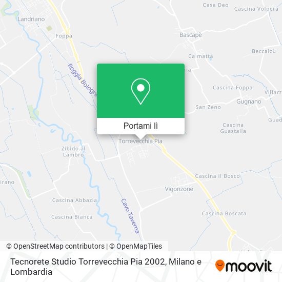 Mappa Tecnorete Studio Torrevecchia Pia 2002
