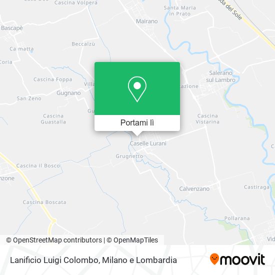 Mappa Lanificio Luigi Colombo