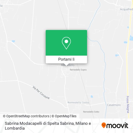 Mappa Sabrina Modacapelli di Spelta Sabrina