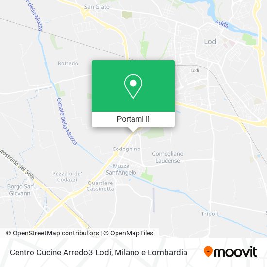 Mappa Centro Cucine Arredo3 Lodi