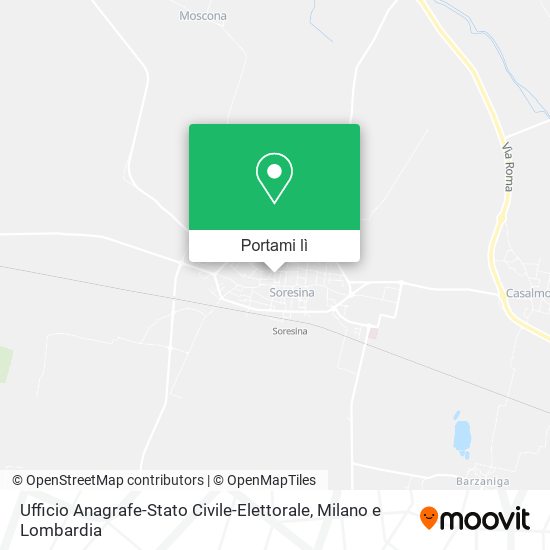 Mappa Ufficio Anagrafe-Stato Civile-Elettorale