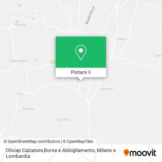 Mappa Oliviap Calzature,Borse e Abbigliamento
