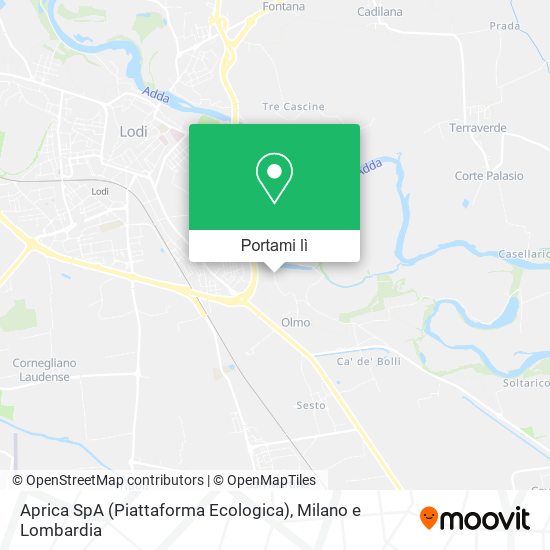 Mappa Aprica SpA (Piattaforma Ecologica)