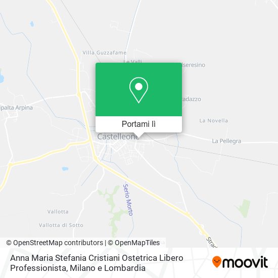 Mappa Anna Maria Stefania Cristiani Ostetrica Libero Professionista