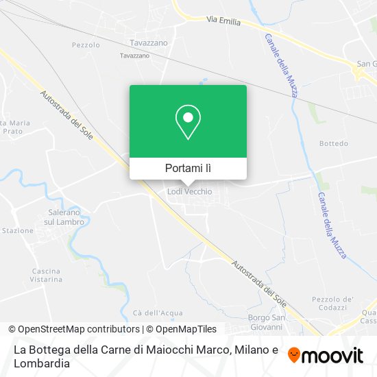 Mappa La Bottega della Carne di Maiocchi Marco