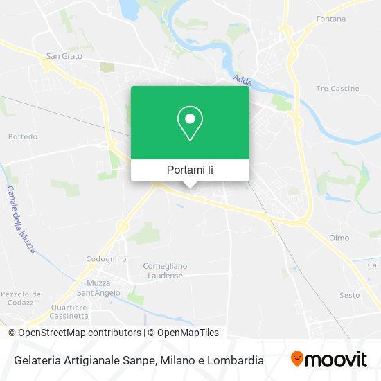 Mappa Gelateria Artigianale Sanpe